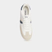 Tennis basses &agrave; lacets blanc homme