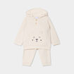 Ensemble 2 pi&egrave;ces sweat et jogging coton beige b&eacute;b&eacute; gar&ccedil;on