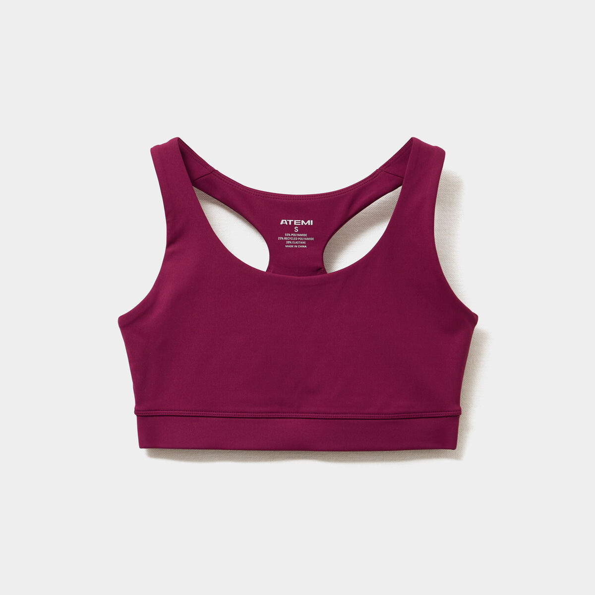 Brassi&egrave;re de sport dos nageur violet fonc&eacute; femme