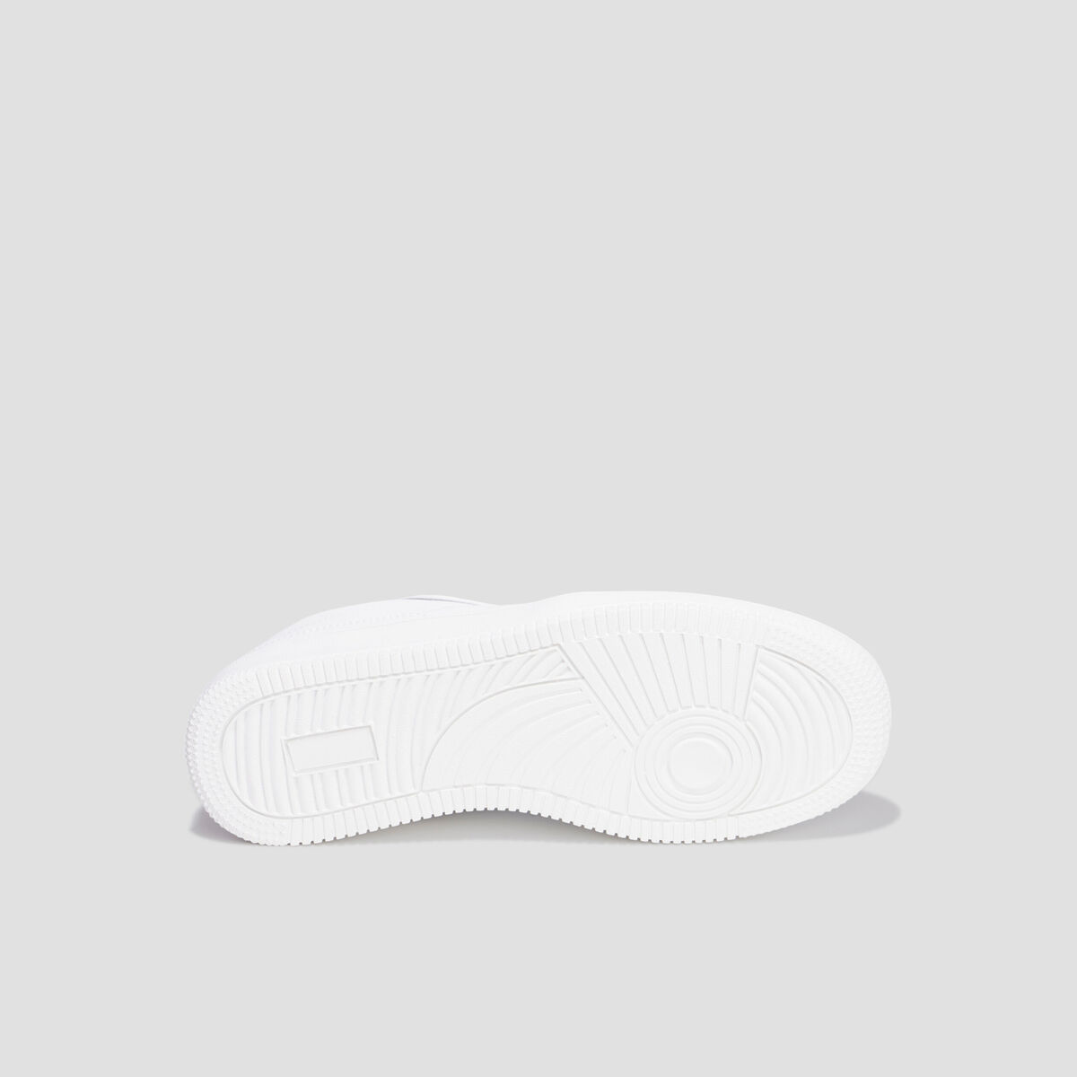 Tennis basses à lacets blanc homme