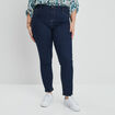 Jeans slim taille haute bleu femme grande taille