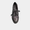 Derbies compensées en cuir Confortissimo noir femme
