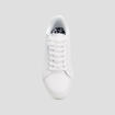 Tennis &agrave; lacets blanc femme