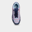 Baskets running &agrave; lacets bleu marine fille