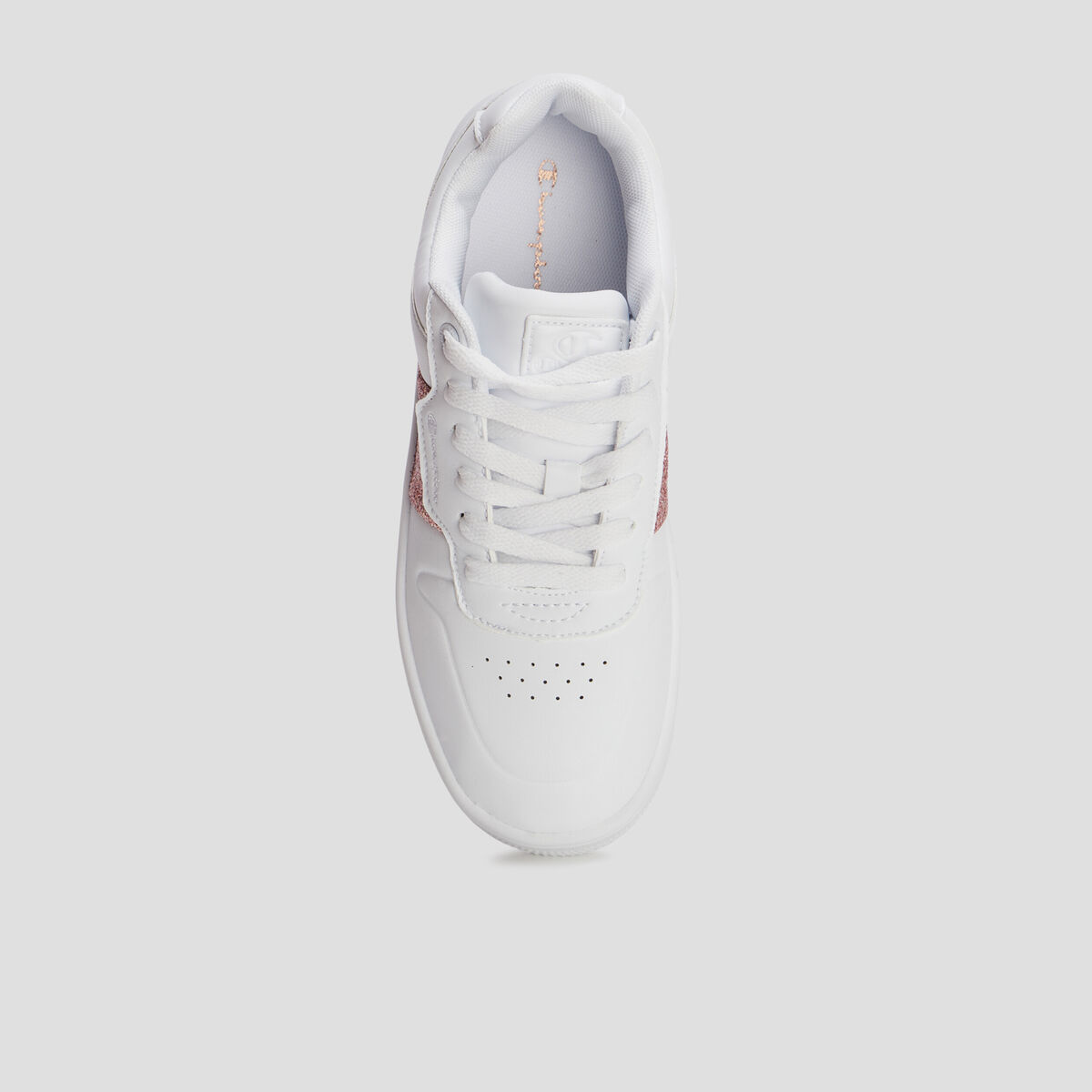 Tennis plateformes Sparkle Champion blanc femme