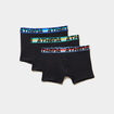 Lot 3 boxers coton stretch Athena noir homme