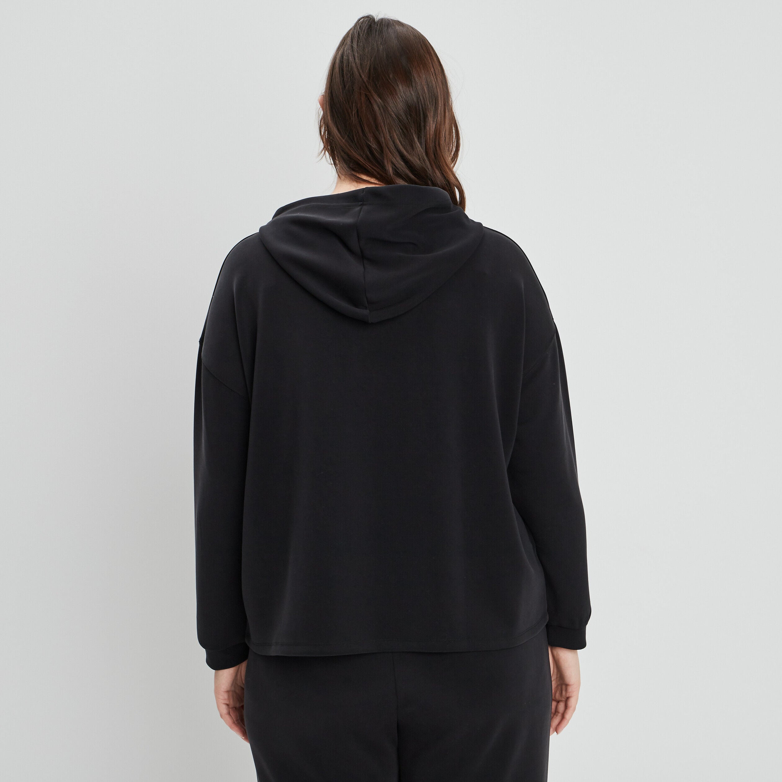 Sweat à capuche vert FATFACE TAILLE UK 18 COTON OVERSIZE FEMME PULL TOP