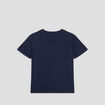 T-shirt manches courtes Creeks bleu marine garçon