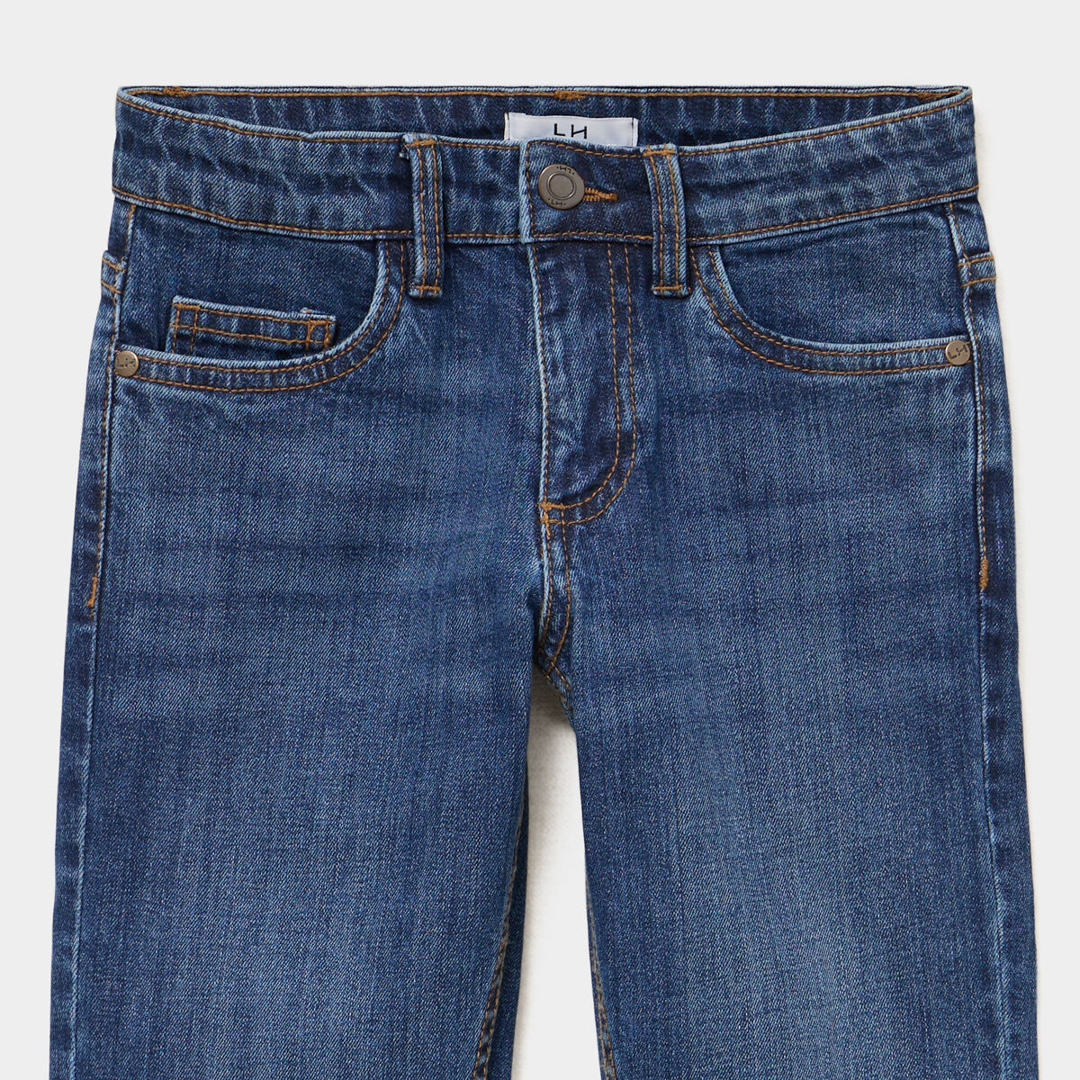 Jeans slim 5 poches denim stone gar&ccedil;on