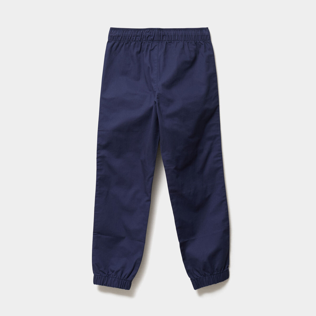 Pantalon battle taille élastiquée coton bleu marine garçon