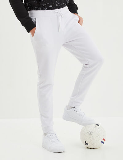 Pantalon de jogging slim Liberto blanc homme
