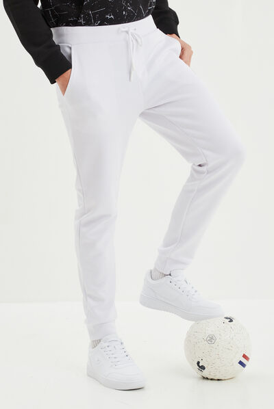 Pantalon de jogging slim Liberto blanc homme