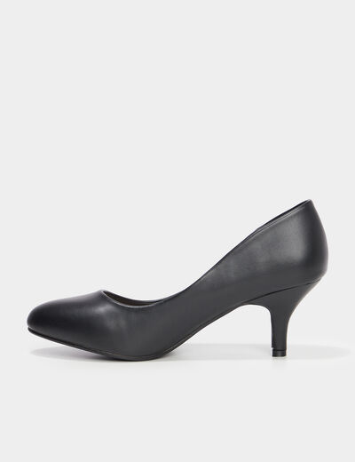 Escarpins iris&eacute;s noir femme