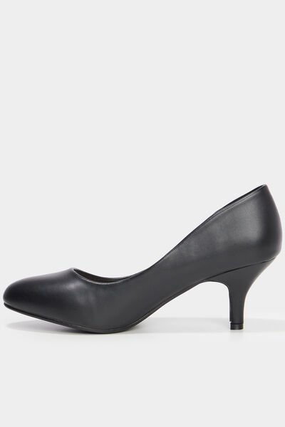 Escarpins iris&eacute;s noir femme