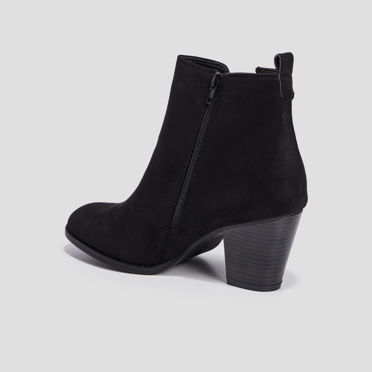 Bottines chelsea à talons noir femme