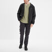 Pantalon cargo ceintur&eacute; Trappeur gris fonc&eacute; homme