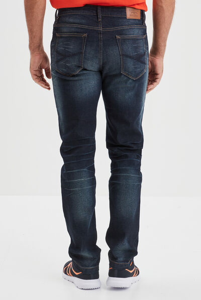 Jeans regular stretch 5 poches Creeks denim brut homme