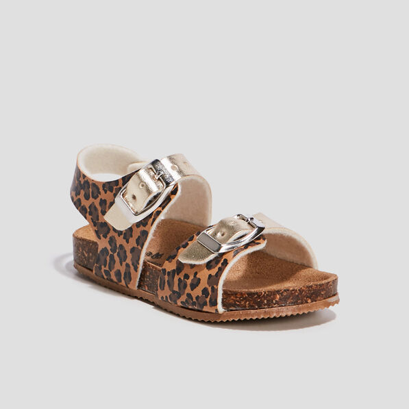 Sandales jaune or bébé fille