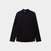 Sweat polaire col camionneur noir homme