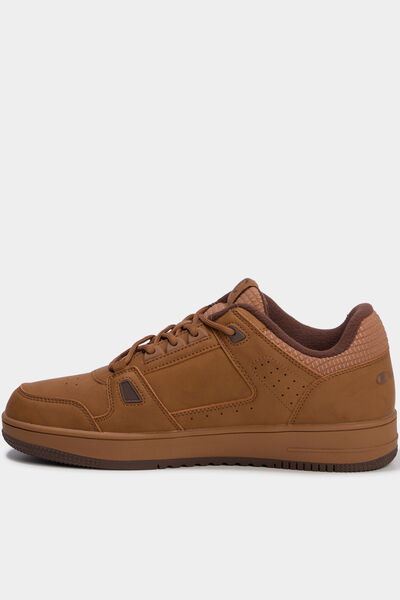 Baskets &agrave; lacets Champion RD18 COMB camel homme