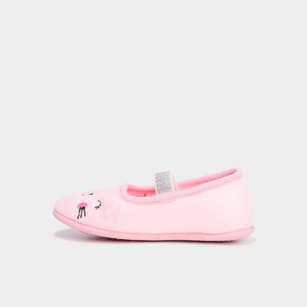 Chaussons ballerines rose fille