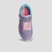 Baskets running lavable Skechers bleu lavande fille