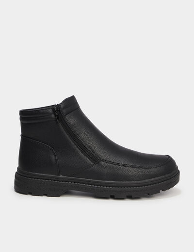 Boots zippées noir homme