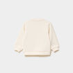 Sweat molletonn&eacute; manches longues ecru b&eacute;b&eacute; gar&ccedil;on