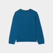 Gilet boutonné bleu canard fille