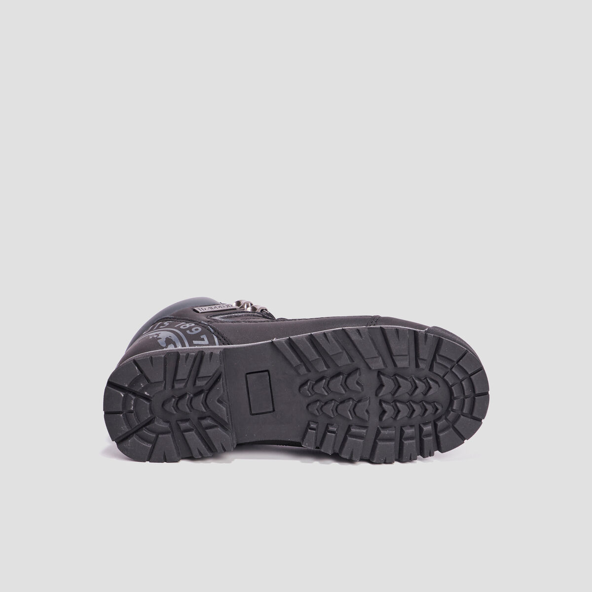 Bottines &agrave; lacets Trappeur Babino noir gar&ccedil;on