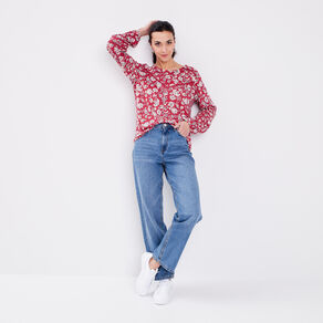 t shirt manches longues creeks ecru femme T-shirt manches longues Creeks ecru femme