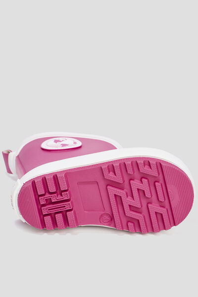 Bottes de pluie Trappeur rose bébé fille
