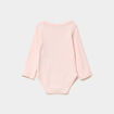 Lot 3 bodies US coton manches longues rose clair b&eacute;b&eacute;