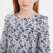 T-shirt volants broderie anglaise Creeks ecru fille