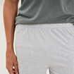 Ensemble pyjama short et t-shirt vert kaki homme
