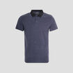 Polo manches courtes bleu marine homme