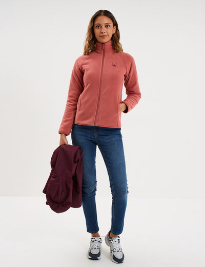 Parka 3-en-1 chaude et imperm&eacute;able prune femme