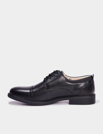 Derbies lacées noir homme