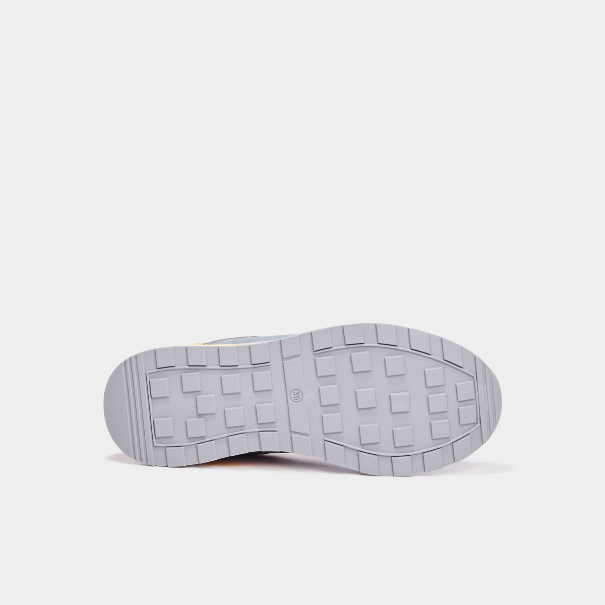 Baskets running avec lacets Creeks jaune femme