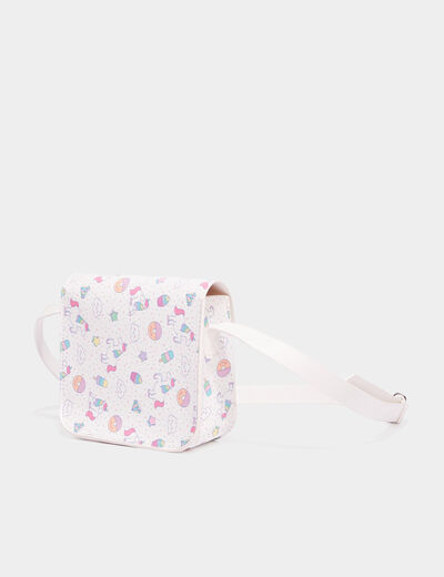 Sac bandoulière blanc fille