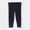Legging corsaire taille &eacute;lastiqu&eacute;e bleu marine femme grande taille