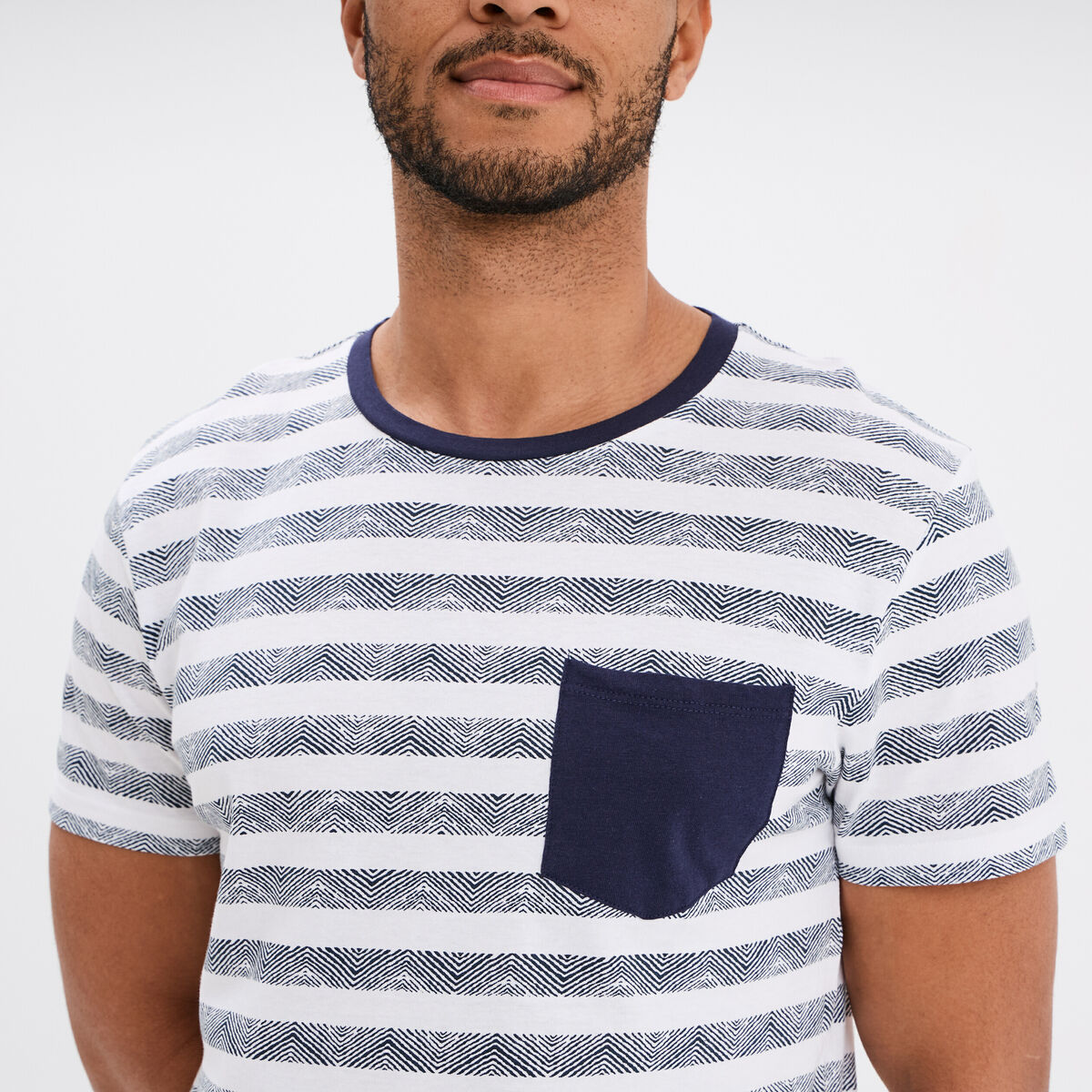 Ensemble pyjama short 2 pi&egrave;ces coton blanc homme