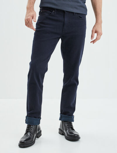 Pantalon straight 5 poches Liberto bleu foncé homme