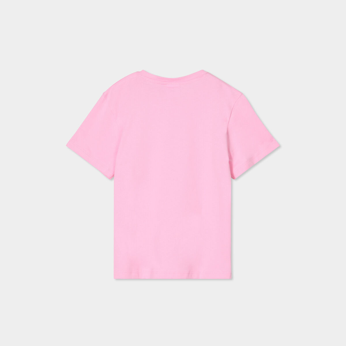 T-shirt manches courtes coton Stitch rose fille
