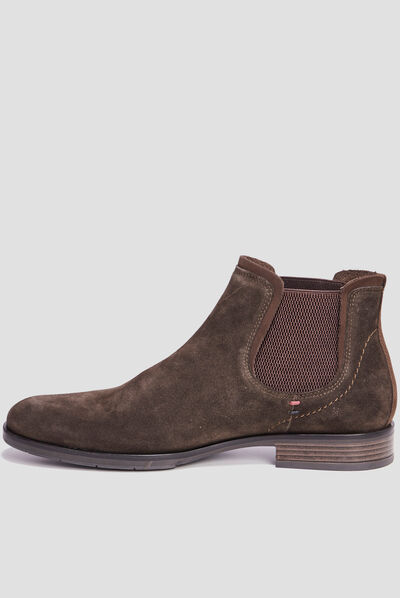 Bottines chelsea en cuir Bazy marron homme