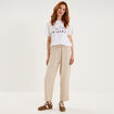 T-shirt manches courtes coton Friends blanc femme