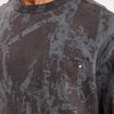 T-shirt col rond manches courtes coton gris fonc&eacute; homme