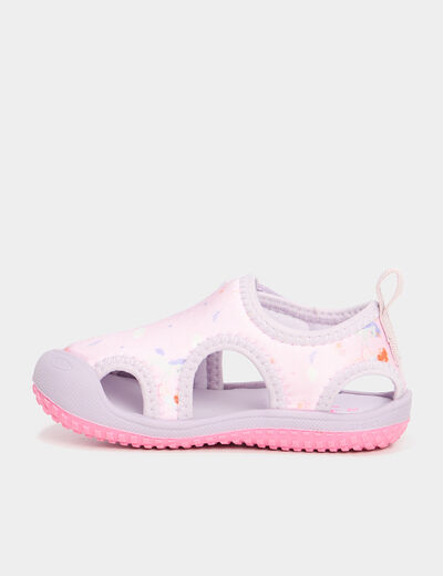 Sandales de plage multicolore bébé fille
