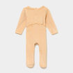 Dors-bien manches longues boutonn&eacute; camel b&eacute;b&eacute;