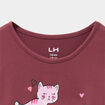 Ensemble pyjama legging et t-shirt vieux rose fille